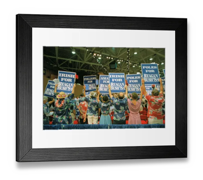 Framed Print : People Attending GOP Convention Framed Print : People Attending GOP Convention