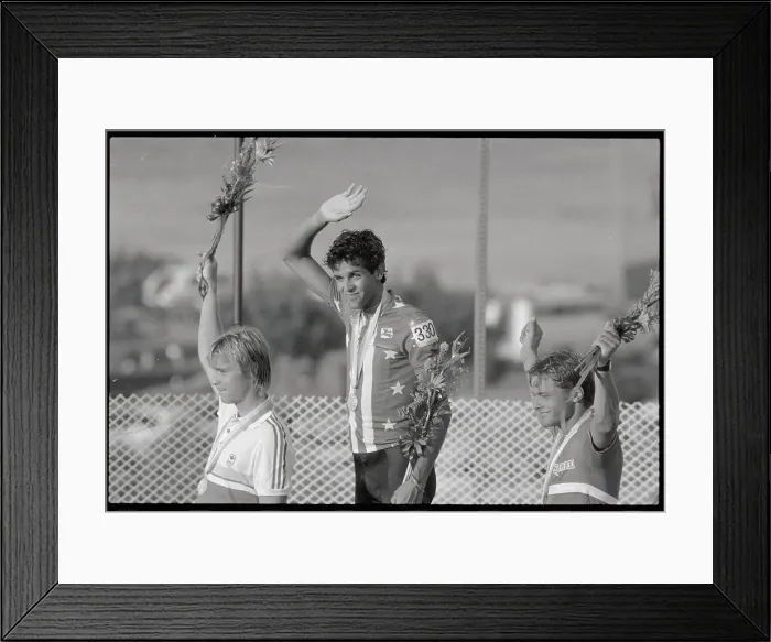 Framed Print : Olympic Cyclists Winners Receiving Awards Framed Print : Olympic Cyclists Winners Receiving Awards