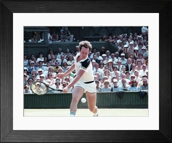 Framed Print : John McEnroe Action Framed Print : John McEnroe Action