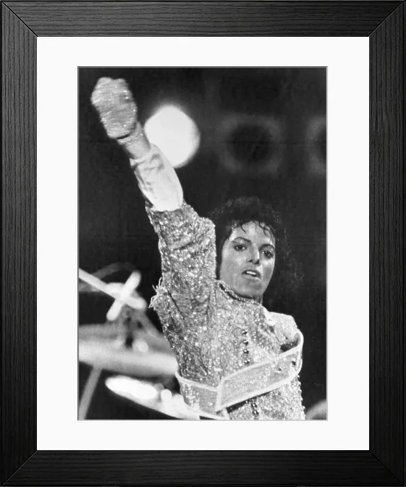 Framed Print : Michael Jackson in Concert Framed Print : Michael Jackson in Concert