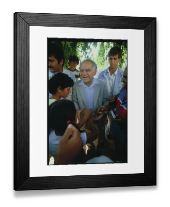 Framed Print : Yitzhak Shamir Campaigning Framed Print : Yitzhak Shamir Campaigning