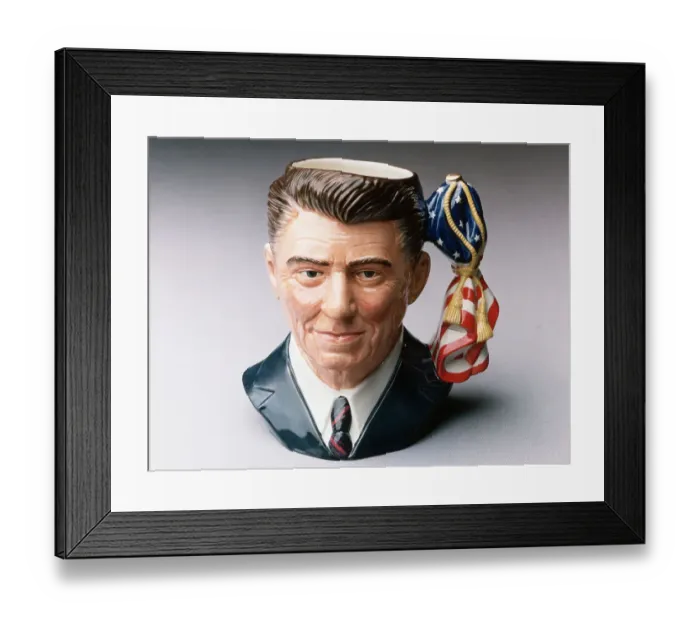 Framed Print : Ronald Reagan Mug to Benefit Brady Framed Print : Ronald Reagan Mug to Benefit Brady