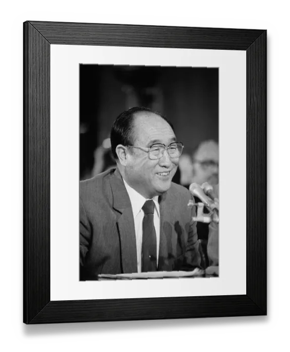 Framed Print : Reverend Sun Myung Moon Testifying Before Senate Subcommittee Framed Print : Reverend Sun Myung Moon Testifying Before Senate Subcommittee