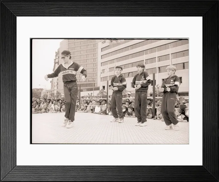 Framed Print : Break Dancer Standing on One Hand Framed Print : Break Dancer Standing on One Hand