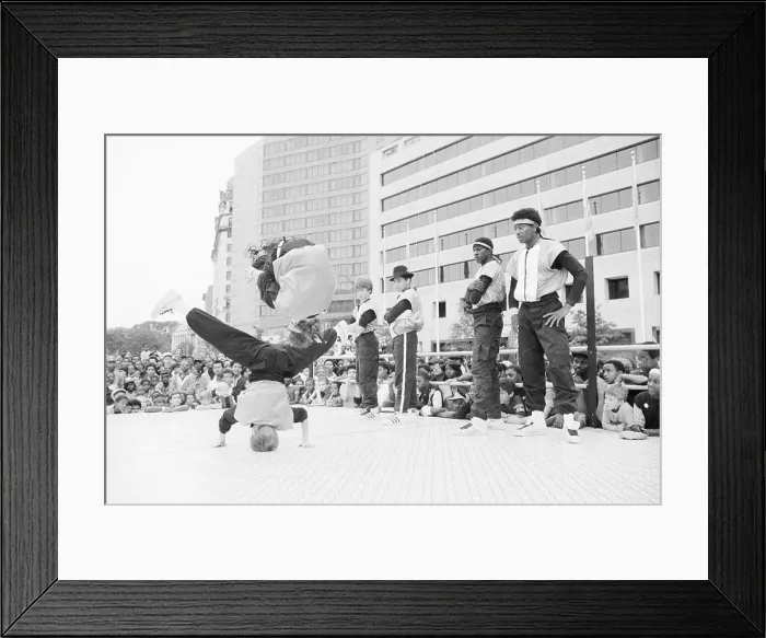 Framed Print : Break Dancing Competition Framed Print : Break Dancing Competition