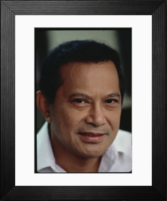 Framed Print : Portrait of Philippine Opposition Leader Salvador Laurel Framed Print : Portrait of Philippine Opposition Leader Salvador Laurel