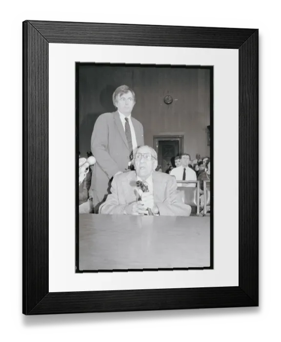 Framed Print : Anthony Accardo Holding His Cane Framed Print : Anthony Accardo Holding His Cane