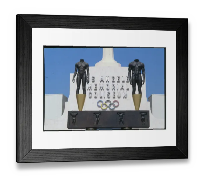 Framed Print : Olympic Gateway in Los Angeles Framed Print : Olympic Gateway in Los Angeles