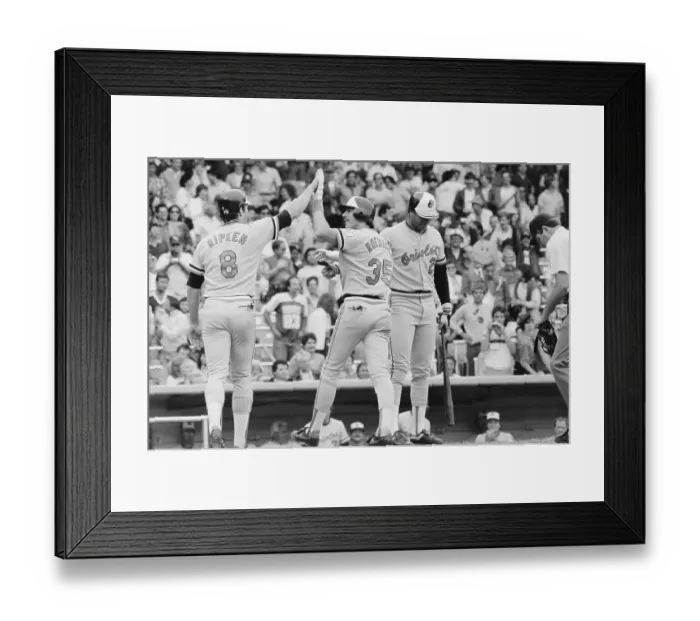Framed Print : Cal Ripken, Jr. and Gary Roenicke Framed Print : Cal Ripken, Jr. and Gary Roenicke