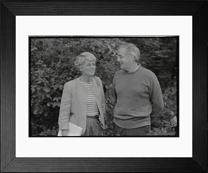 Framed Print : Geraldine Ferraro and Walter Mondale Standing Outside Framed Print : Geraldine Ferraro and Walter Mondale Standing Outside