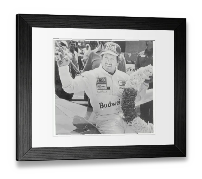 Framed Print : Neil Bonnett Celebrating