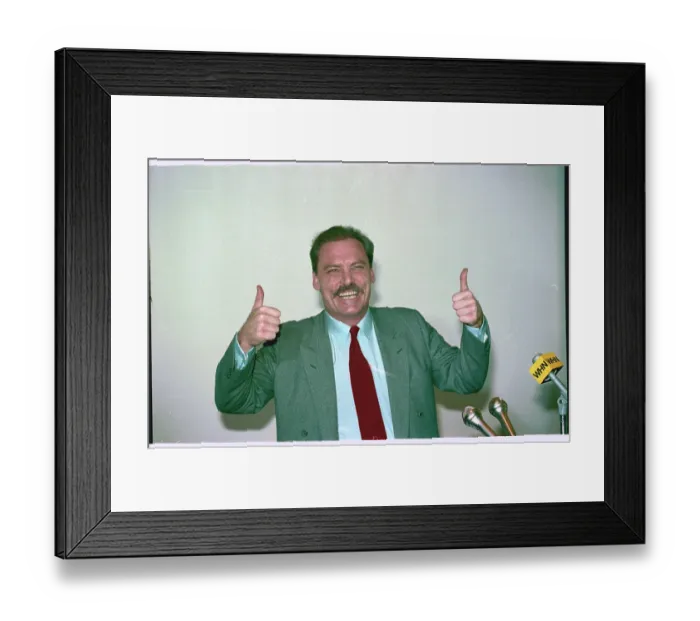 Framed Print : Stacy Keach Giving Thumbs Up Framed Print : Stacy Keach Giving Thumbs Up