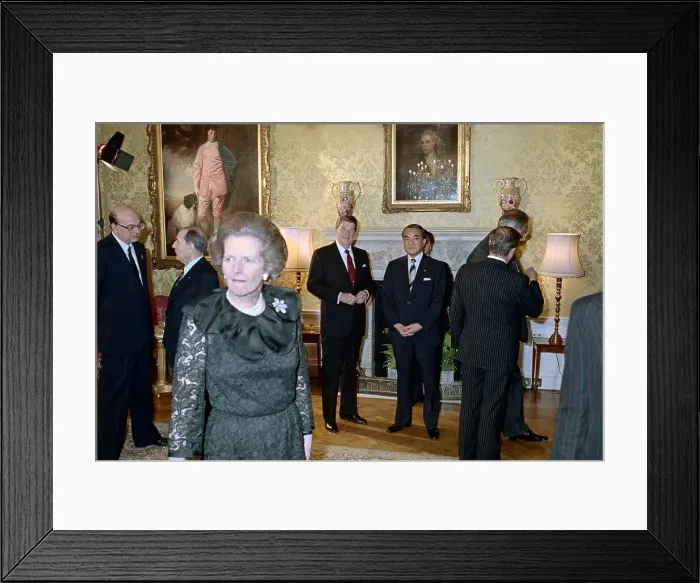 Framed Print : Economic Summit Delegation Heads Framed Print : Economic Summit Delegation Heads