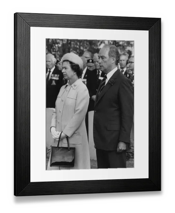 Framed Print : Queen Elizabeth II and Pierre Trudeau Framed Print : Queen Elizabeth II and Pierre Trudeau