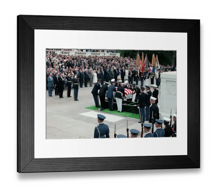 Framed Print : Unknown Soldier Put into Ground Framed Print : Unknown Soldier Put into Ground
