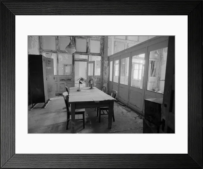 Framed Print : Dining Room Table with Chairs Around it Framed Print : Dining Room Table with Chairs Around it