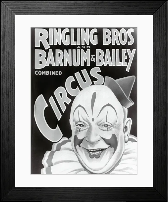 Framed Print : Ringling Brothers Barnum and Bailey Circus Poster Framed Print : Ringling Brothers Barnum and Bailey Circus Poster