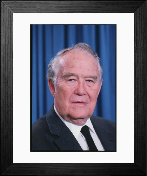 Framed Print : Portrait of Quentin Burdick