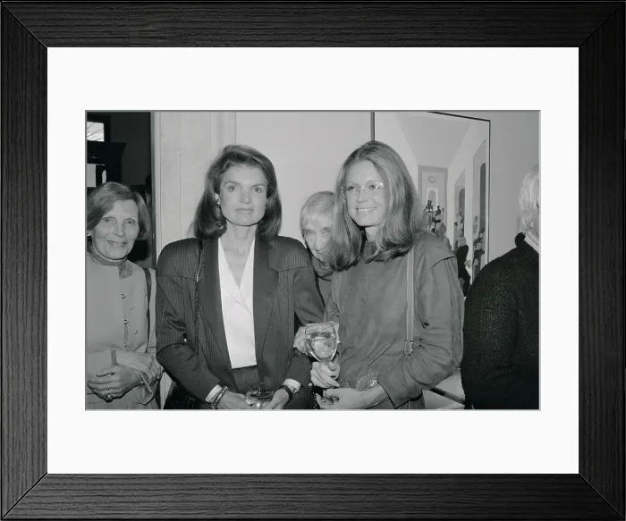 Framed Print : Gloria Steinem and Jacqueline Onassis Framed Print : Gloria Steinem and Jacqueline Onassis