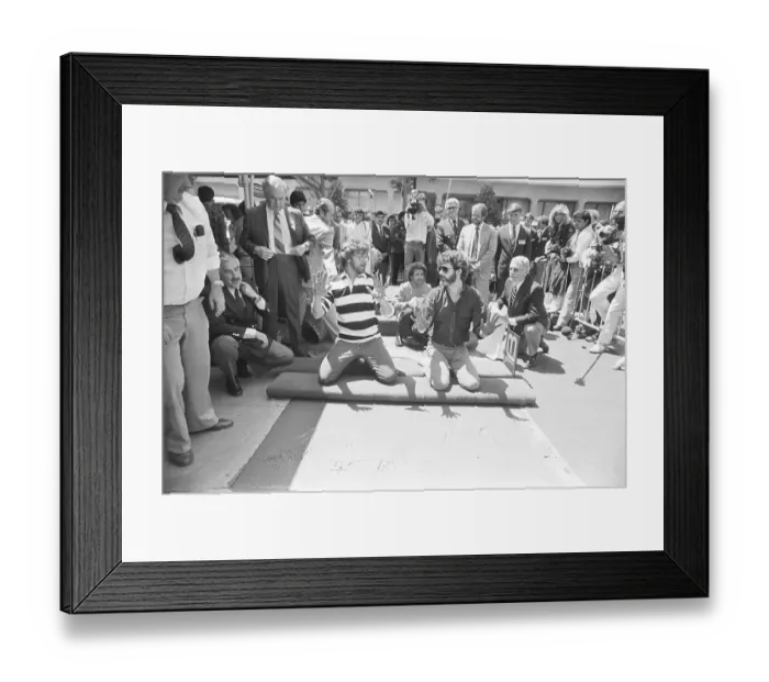 Framed Print : George Lucas and Steven Spielberg at Chinese Theater Framed Print : George Lucas and Steven Spielberg at Chinese Theater