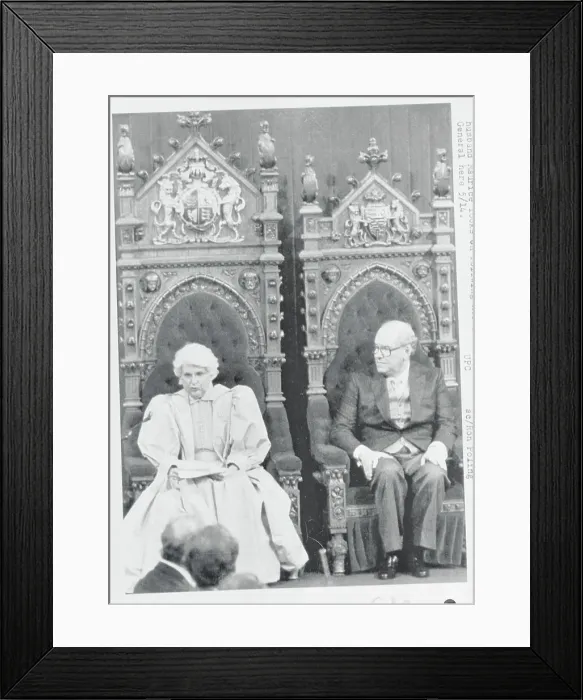 Framed Print : Canada's Governor-General and Husband Framed Print : Canada's Governor-General and Husband
