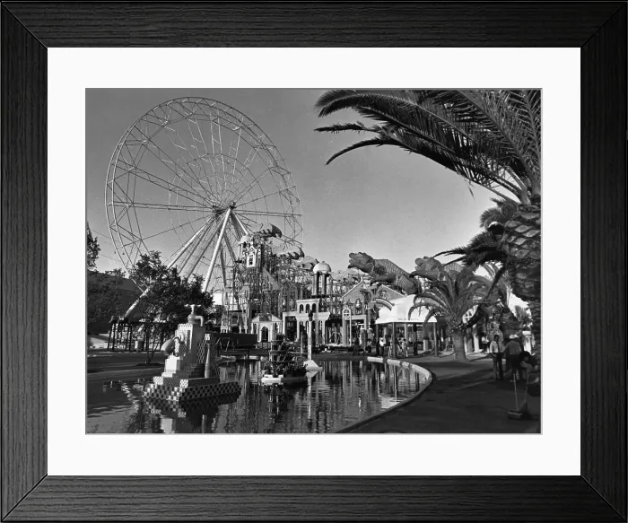 Framed Print : Rides at 1984 World's Fair in New Orleans Framed Print : Rides at 1984 World's Fair in New Orleans