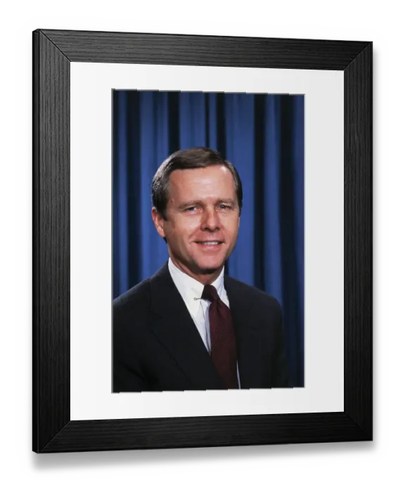 Framed Print : Senator Pete Wilson Framed Print : Senator Pete Wilson