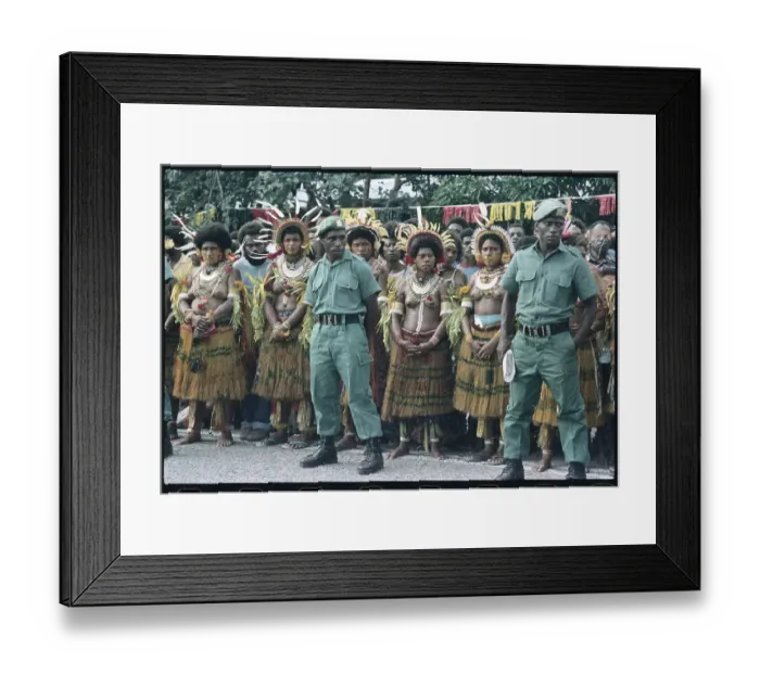 Framed Print : Pope John Paul II Visits the Solomon Islands Framed Print : Pope John Paul II Visits the Solomon Islands