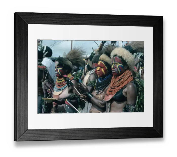 Framed Print : Warrior Dancers Performing for the Pope Framed Print : Warrior Dancers Performing for the Pope