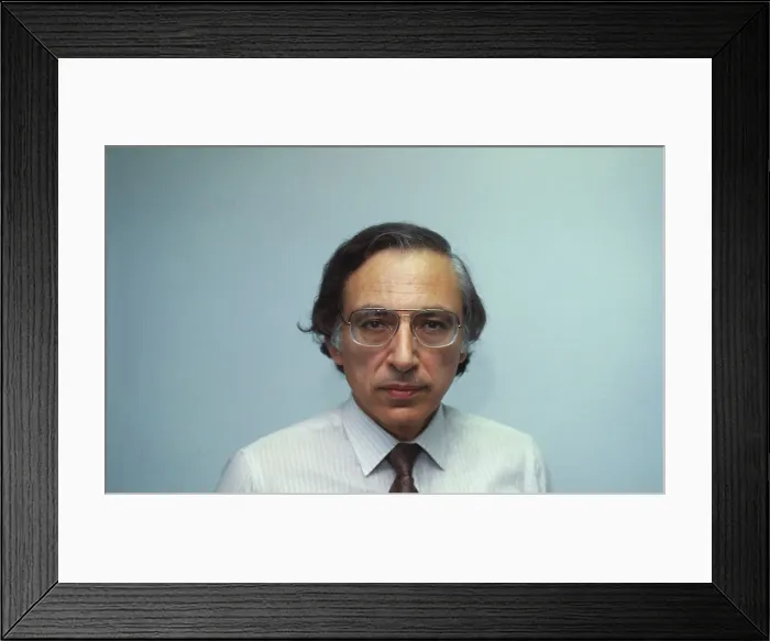 Framed Print : Portrait of Robert Gallo Framed Print : Portrait of Robert Gallo