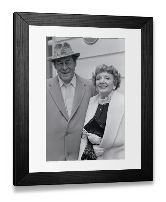 Framed Print : Rex Harrison and Claudette Colbert Framed Print : Rex Harrison and Claudette Colbert