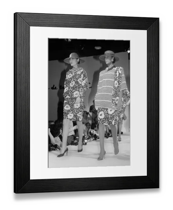 Framed Print : Runway Show for Geoffrey Beene