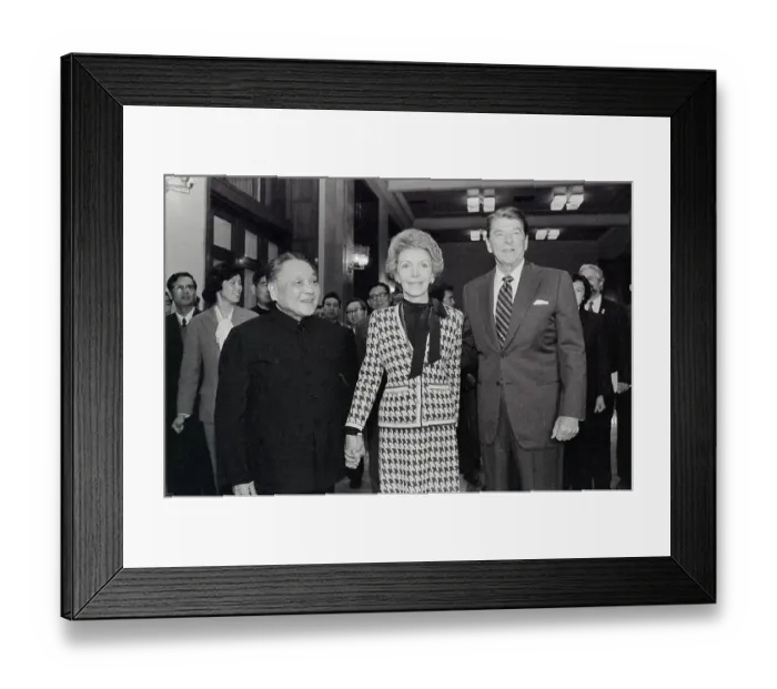 Framed Print : President Reagan, Nancy Reagan, and Deng Xiaoping Framed Print : President Reagan, Nancy Reagan, and Deng Xiaoping