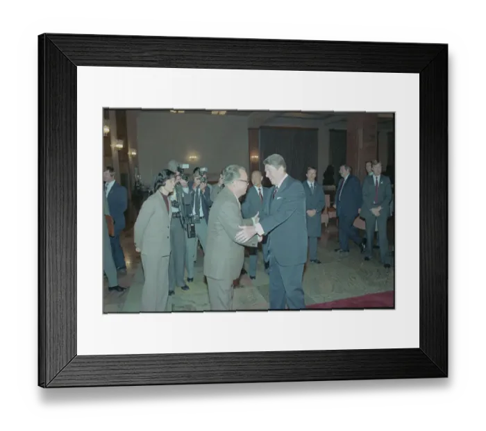 Framed Print : Zhao Ziyang Greeting Ronald Reagan Framed Print : Zhao Ziyang Greeting Ronald Reagan