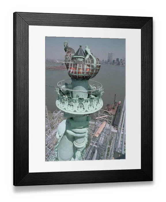 Framed Print : Torch on the Statue of Liberty Framed Print : Torch on the Statue of Liberty