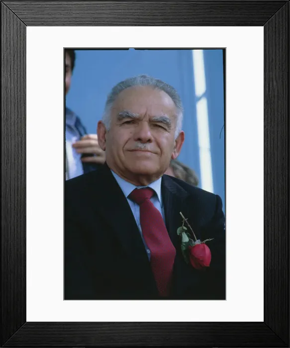 Framed Print : Portrait of Israeli Leader Yitzhak Shamir at Ceremony Framed Print : Portrait of Israeli Leader Yitzhak Shamir at Ceremony