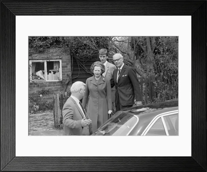 Framed Print : Margaret Thatcher and Husband Denis Framed Print : Margaret Thatcher and Husband Denis
