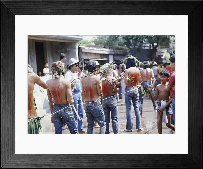 Framed Print : Easter Re-Enactment of Crucifixion Framed Print : Easter Re-Enactment of Crucifixion