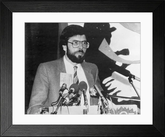 Framed Print : President Adams Of Sinn Fein Framed Print : President Adams Of Sinn Fein