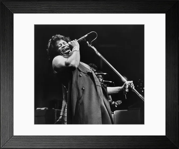 Framed Print : James Brown Performing Framed Print : James Brown Performing