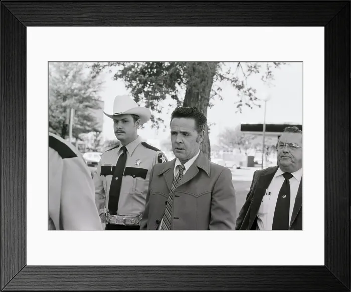 Framed Print : Mass Murderer Escorted To Trial Framed Print : Mass Murderer Escorted To Trial