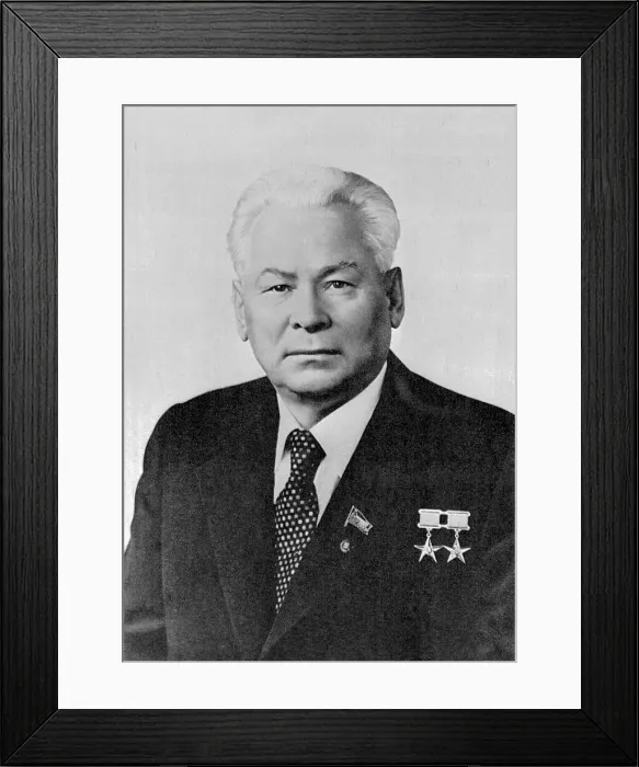 Framed Print : Portrait of Konstantin Chernenko Framed Print : Portrait of Konstantin Chernenko