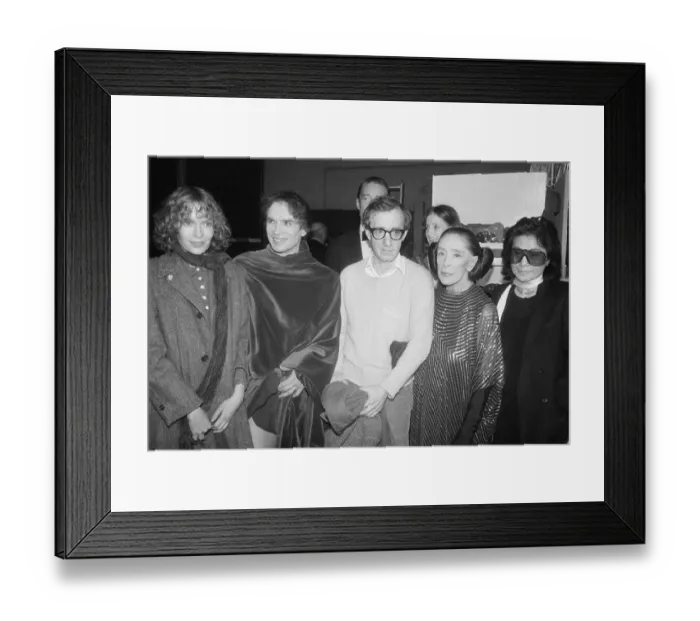 Framed Print : Mia Farrow, Rudolf Nureyev, Woody Allen, Martha Graham Framed Print : Mia Farrow, Rudolf Nureyev, Woody Allen, Martha Graham