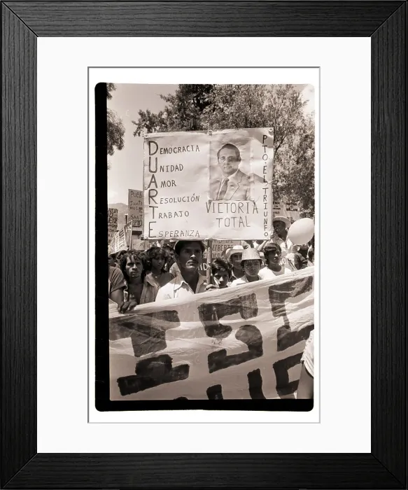 Framed Print : Christian Democrat Holds Jose Duarte Poster Framed Print : Christian Democrat Holds Jose Duarte Poster