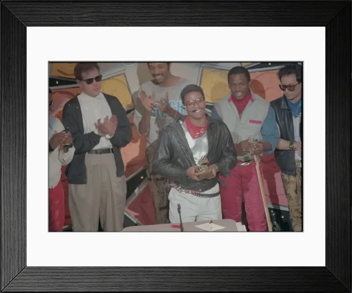 Framed Print : Herbie Hancock Accepting Award Framed Print : Herbie Hancock Accepting Award