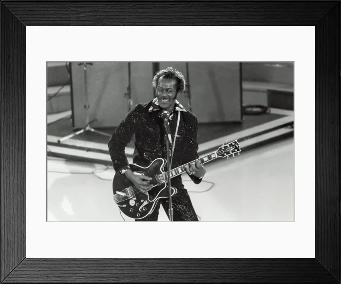 Framed Print : Chuck Berry Performing Framed Print : Chuck Berry Performing