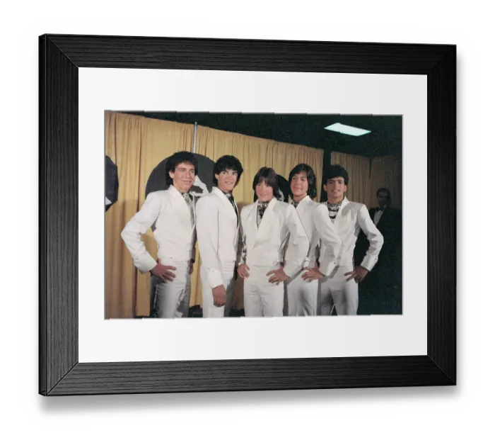 Framed Print : Menudo Presenting Award