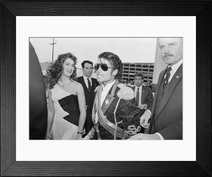 Framed Print : Michael Jackson and Brooke Shields at the Grammys Framed Print : Michael Jackson and Brooke Shields at the Grammys