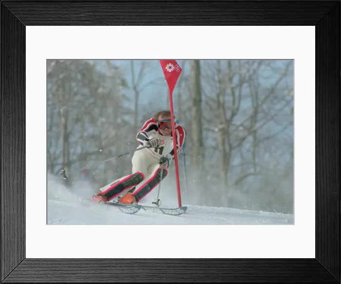 Framed Print : Phil Mahre Skiing in Olympics Framed Print : Phil Mahre Skiing in Olympics