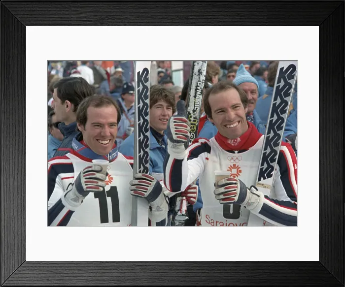 Framed Print : Twin Olympic Champions Framed Print : Twin Olympic Champions